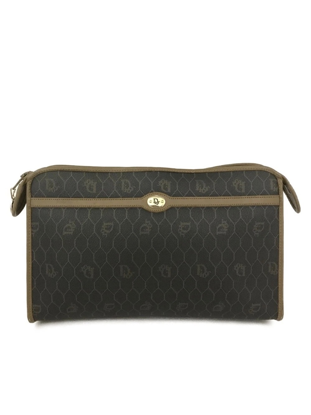 Vintage Christian Dior Monogram Honeycomb Clutch Bag 👝